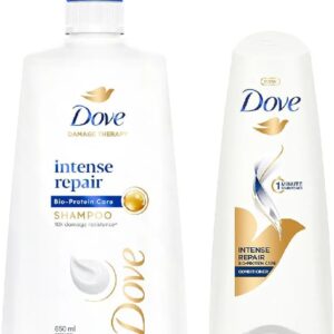 DOVE Intense Repair Shampoo & Conditioner  (825 ml)